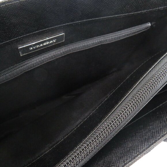 BURBERRY Nova Check Leather Handbag - Picture 6 of 11